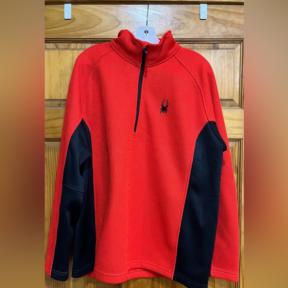 Spyder Red and Black Core Sweater